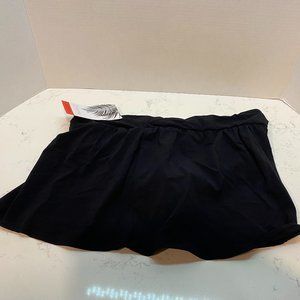 NWT Christina Skirted Black Bikini Bottom Swimsuit